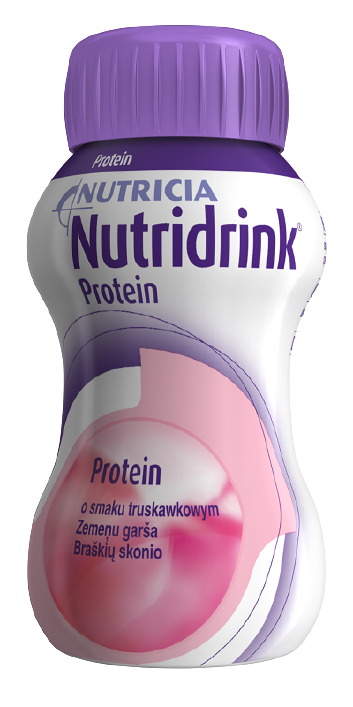 Нутрідрінк Протеїн зі смаком полуниці / Nutridrink Protein Strawberry flavour